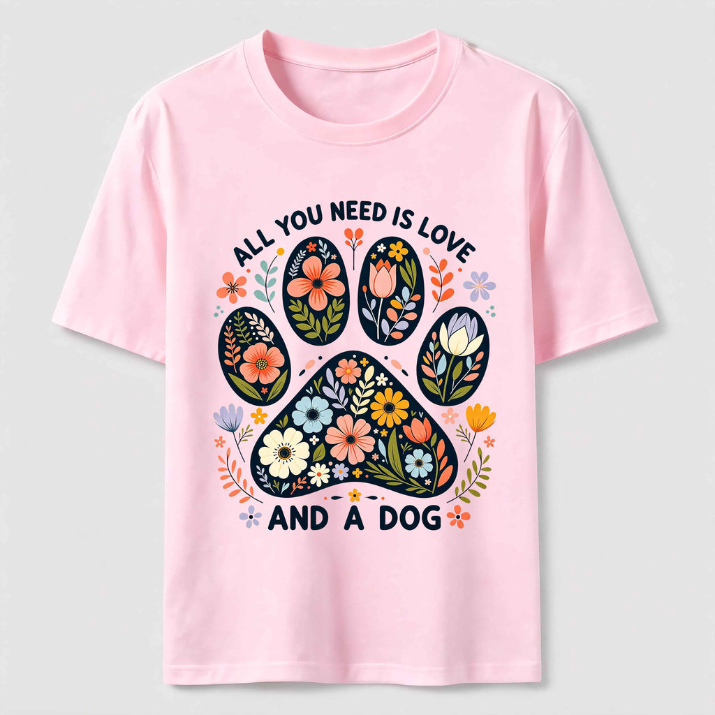 PetTaxClub Floral Paw Love Classic T-Shirt