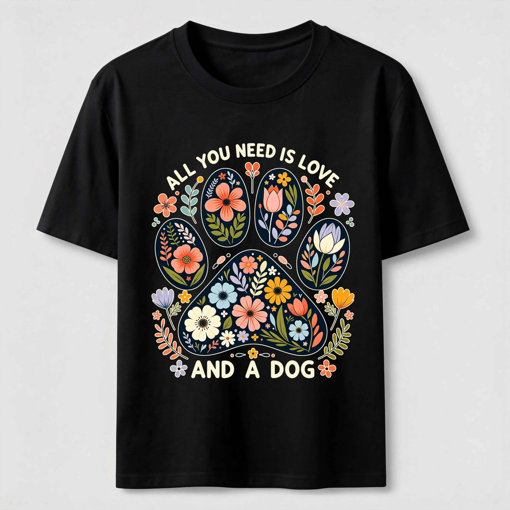 PetTaxClub Floral Paw Love Classic T-Shirt