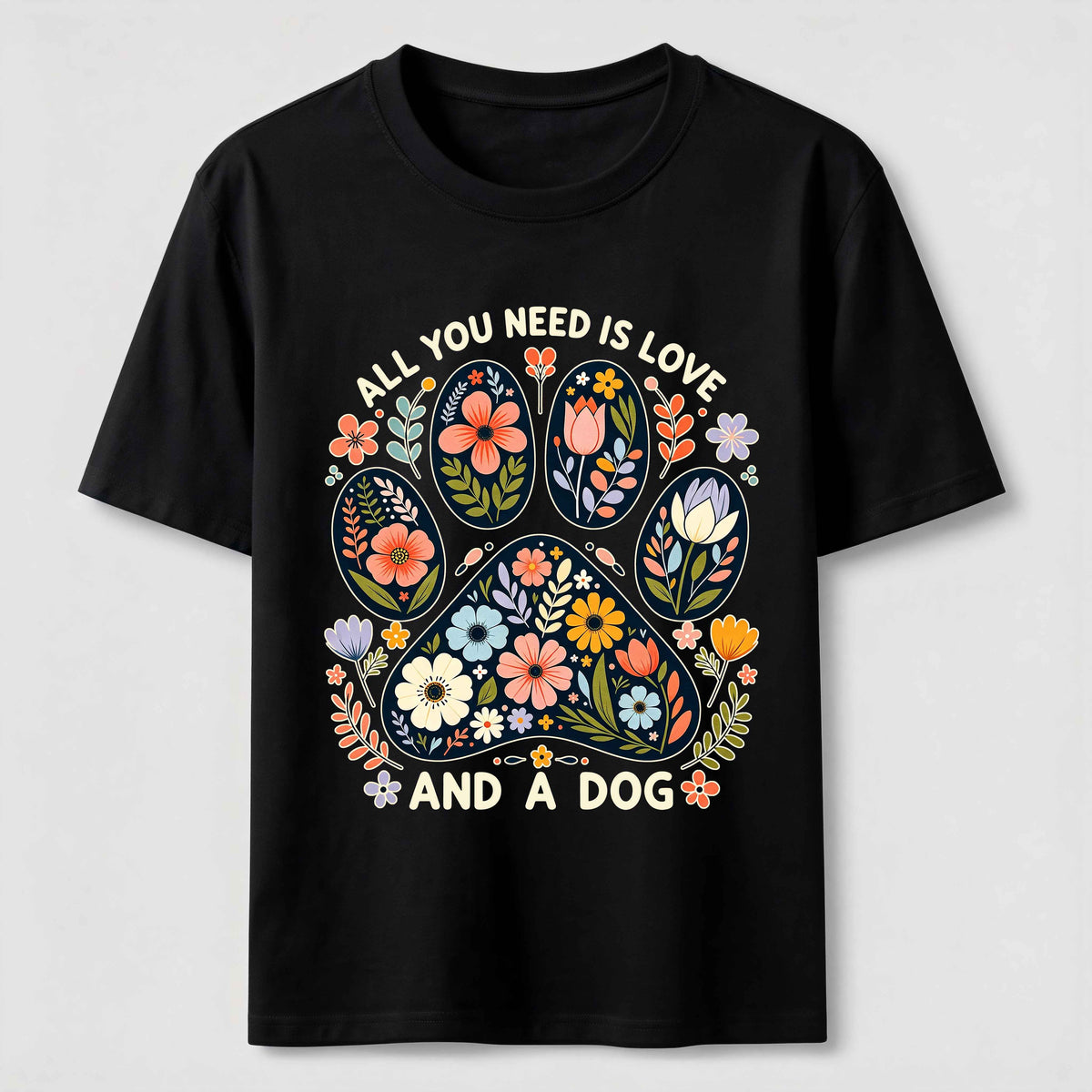 PetTaxClub Floral Paw Love Classic T-Shirt