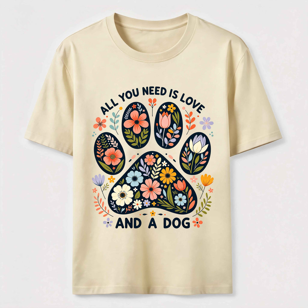 PetTaxClub Floral Paw Love Classic T-Shirt