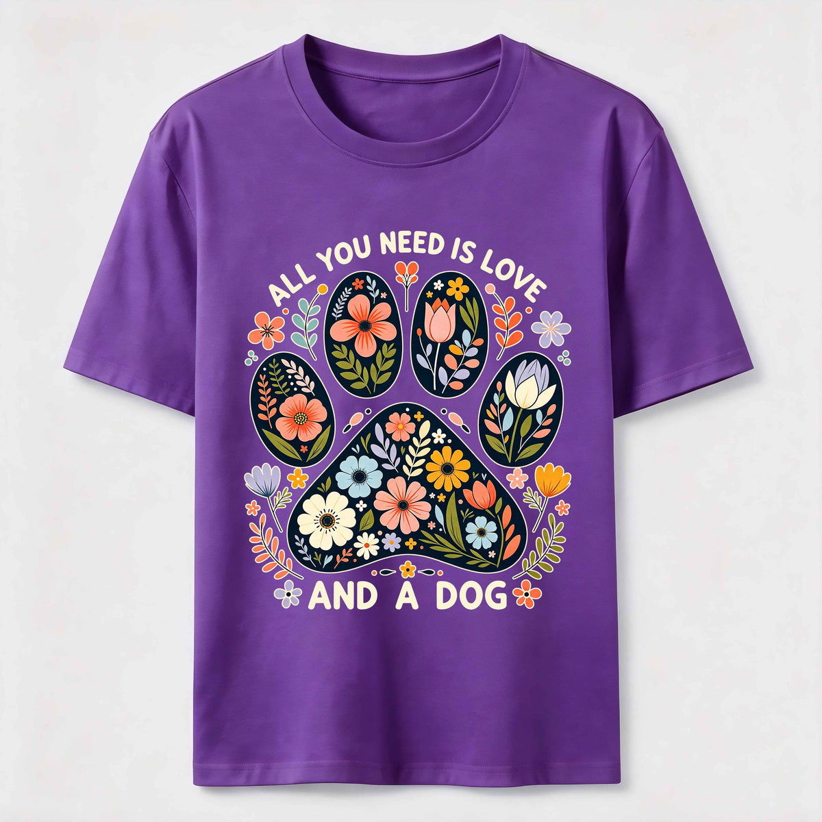 PetTaxClub Floral Paw Love Classic T-Shirt
