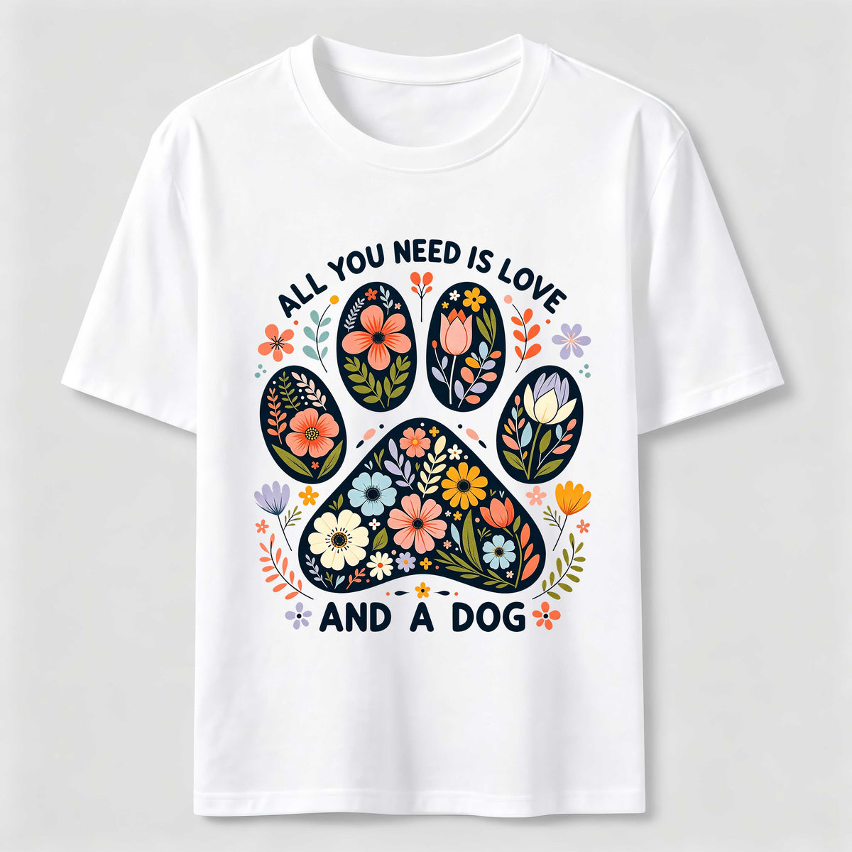 PetTaxClub Floral Paw Love Classic T-Shirt