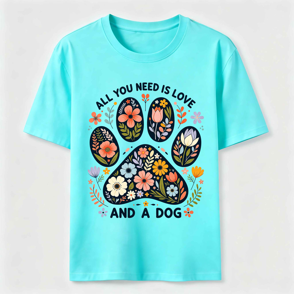 PetTaxClub Floral Paw Love Classic T-Shirt