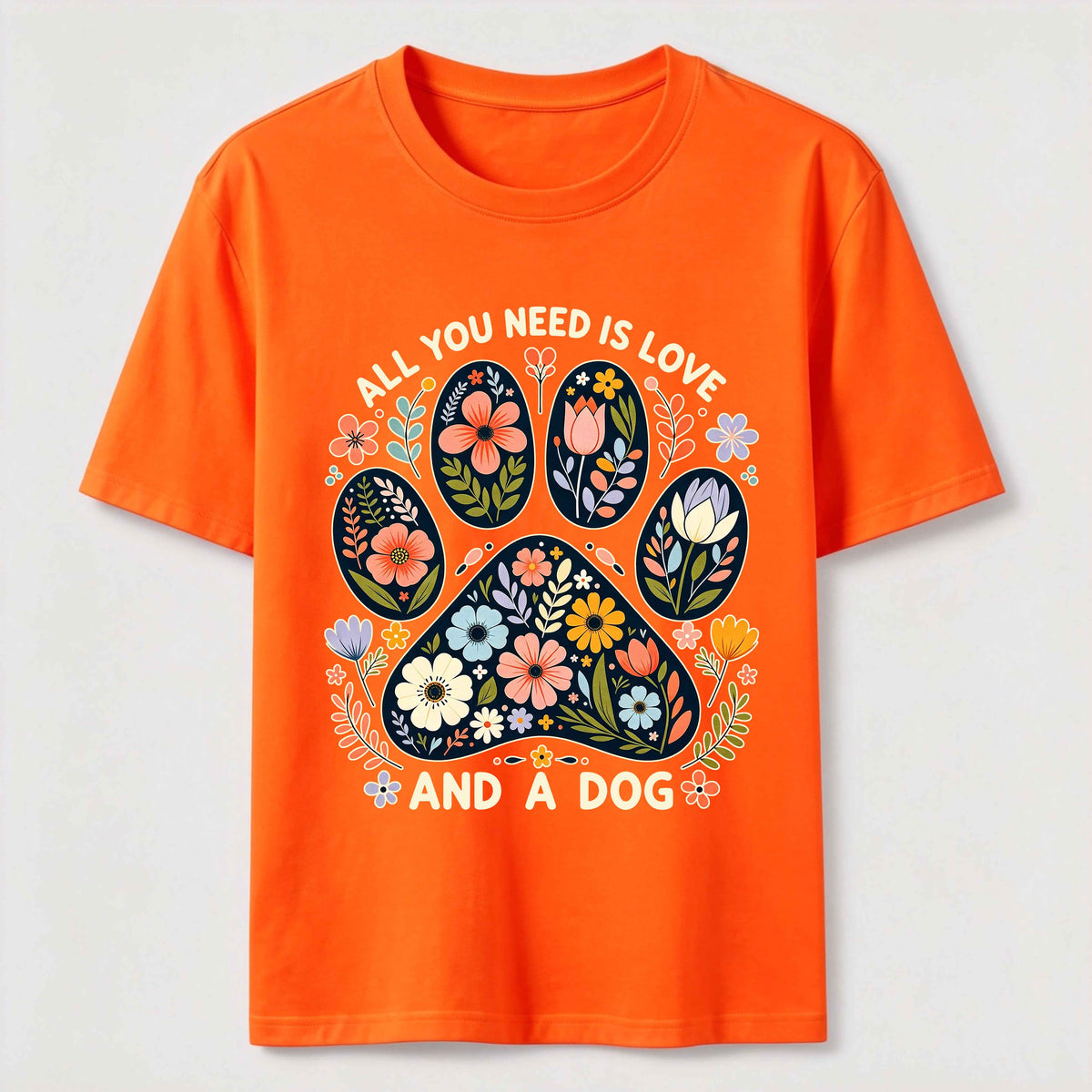 PetTaxClub Floral Paw Love Classic T-Shirt