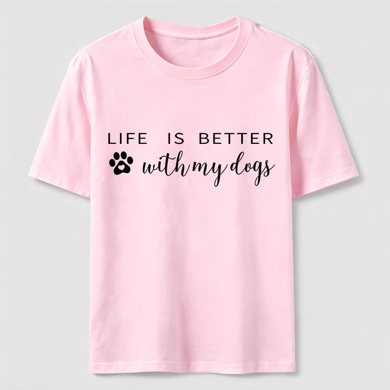 PetTaxClub Better With Dogs Classic T-Shirt
