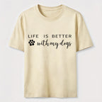 PetTaxClub Better With Dogs Classic T-Shirt