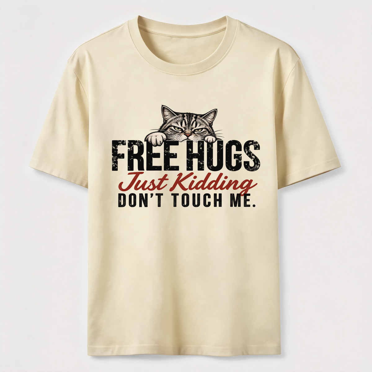 PetTaxClub Free Hugs Just Kidding Don't Touch Me Classic T-Shirt