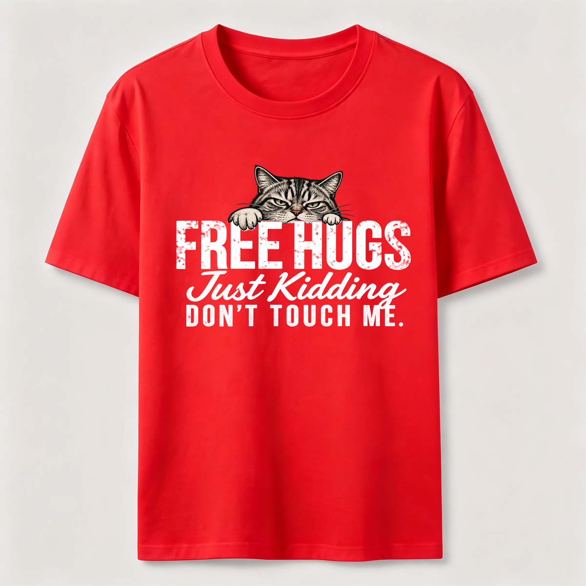 PetTaxClub Free Hugs Just Kidding Don't Touch Me Classic T-Shirt
