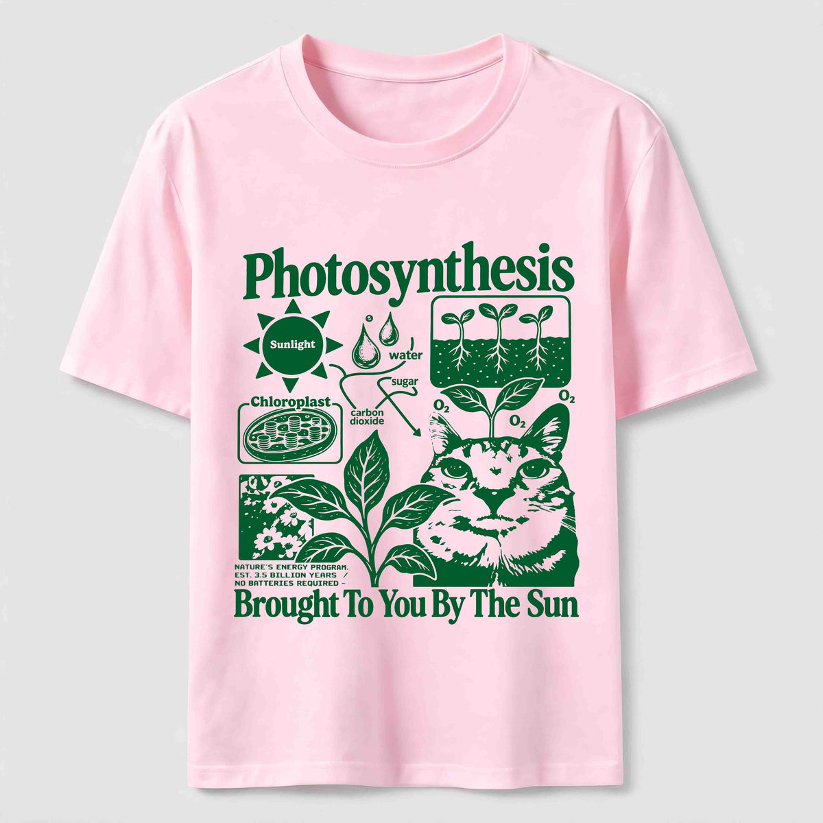 PetTaxClub Photosynthesis Cat Classic T-Shirt