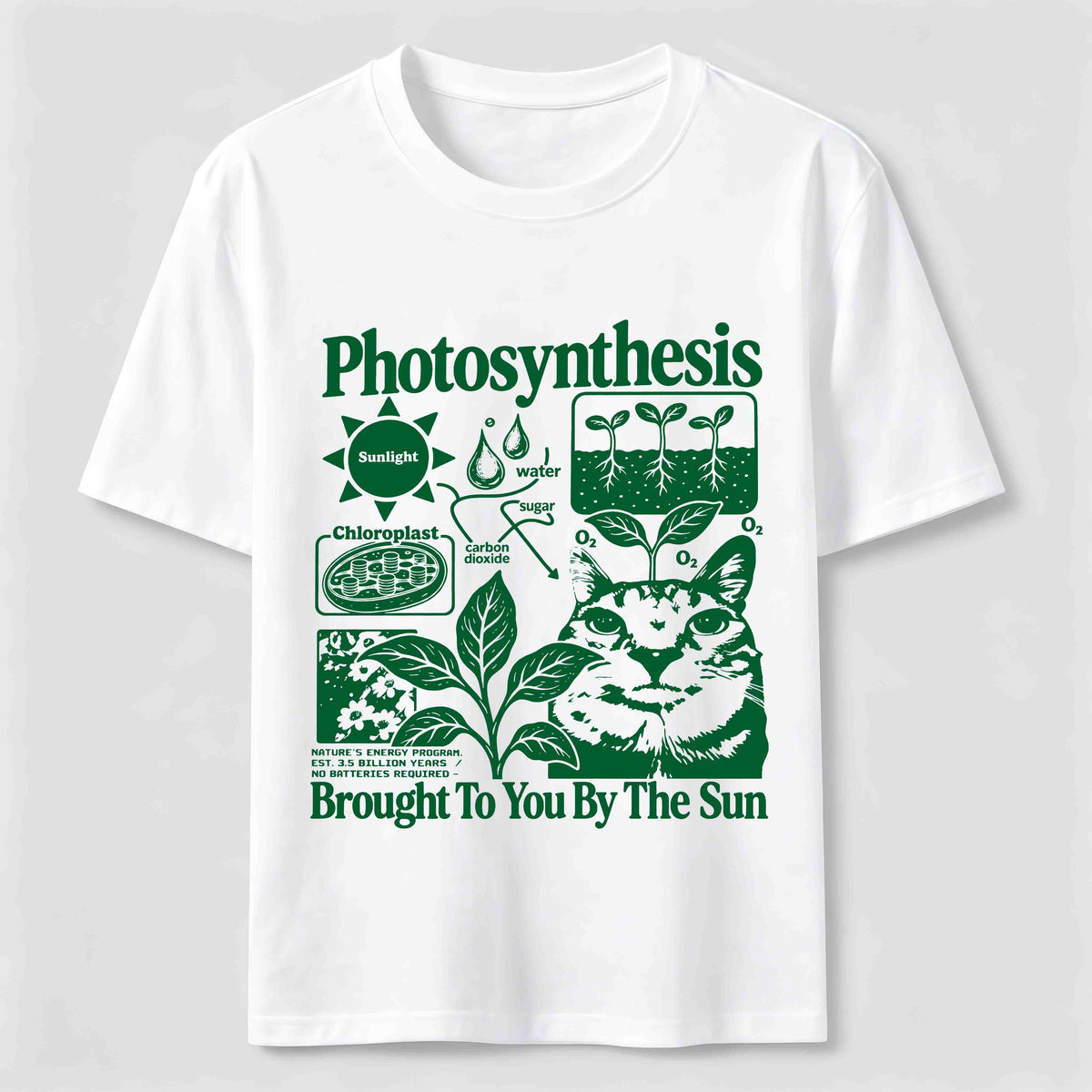 PetTaxClub Photosynthesis Cat Classic T-Shirt