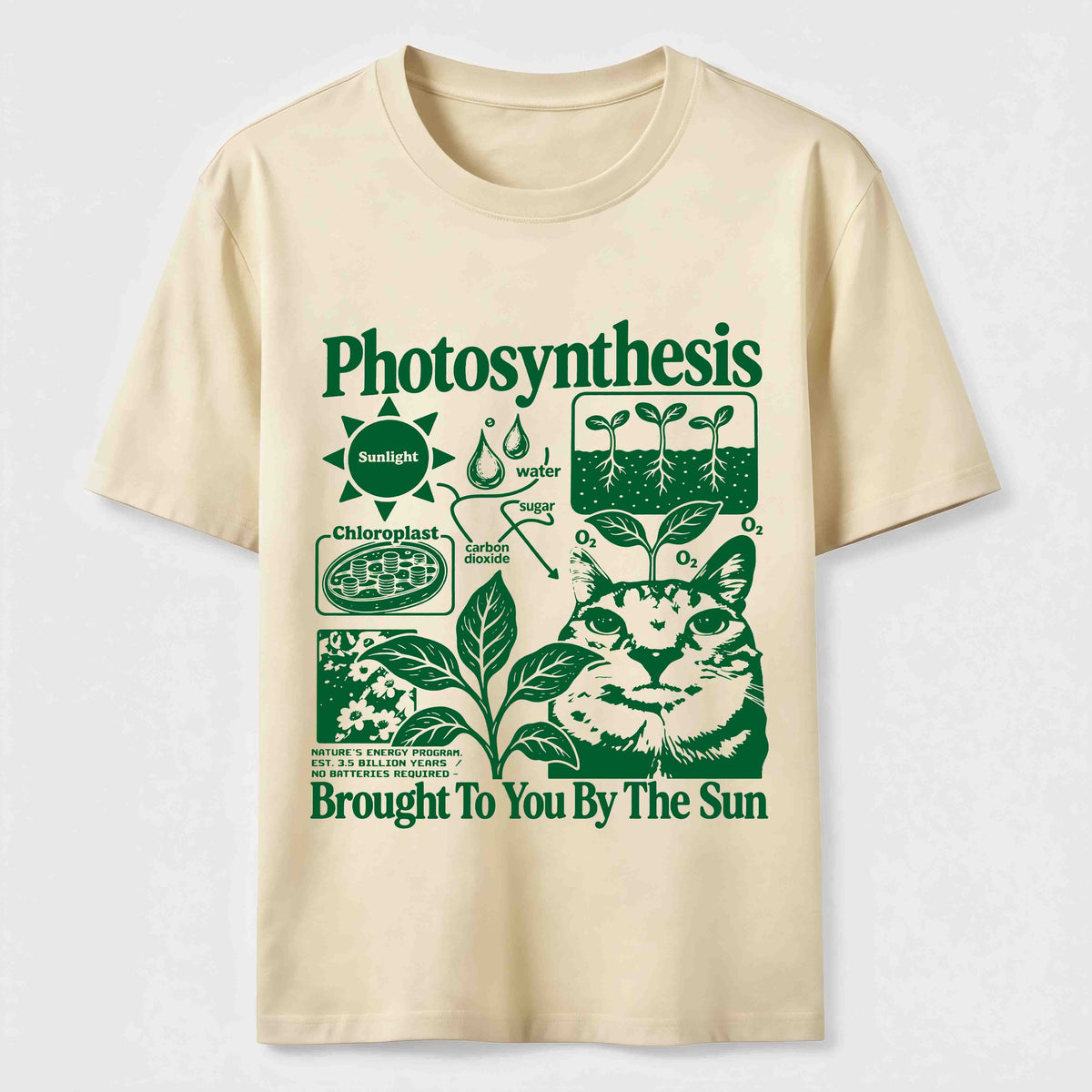 PetTaxClub Photosynthesis Cat Classic T-Shirt