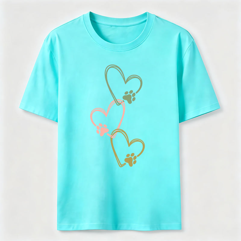 PetTaxClub Three Hearts Three Paws Classic T-Shirt