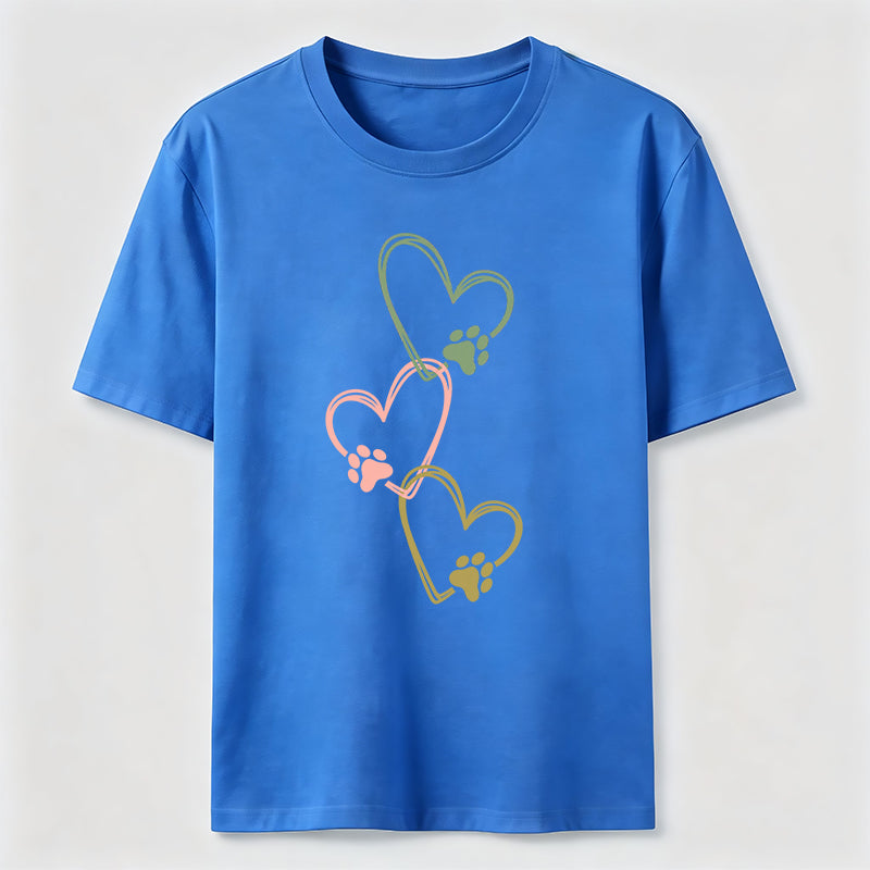 PetTaxClub Three Hearts Three Paws Classic T-Shirt