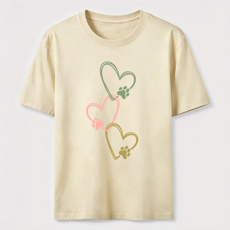 PetTaxClub Three Hearts Three Paws Classic T-Shirt