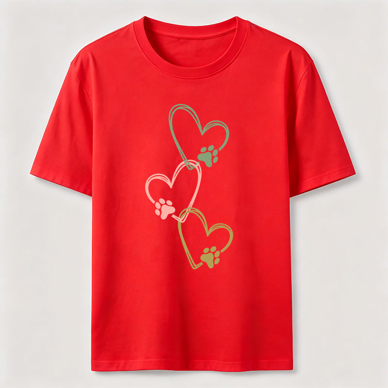 PetTaxClub Three Hearts Three Paws Classic T-Shirt