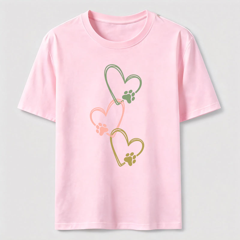 PetTaxClub Three Hearts Three Paws Classic T-Shirt