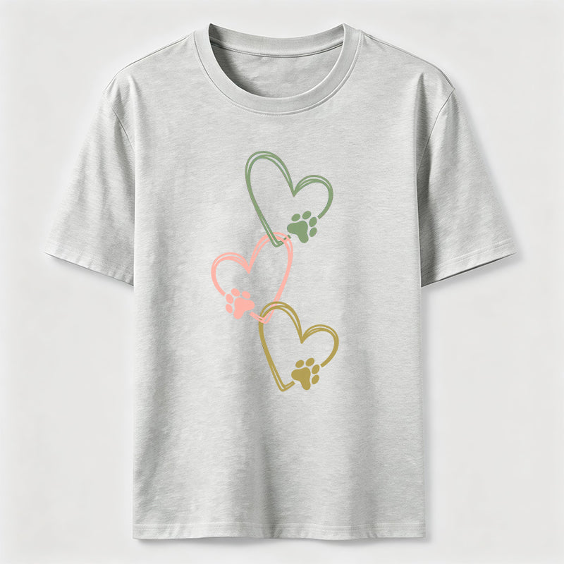 PetTaxClub Three Hearts Three Paws Classic T-Shirt