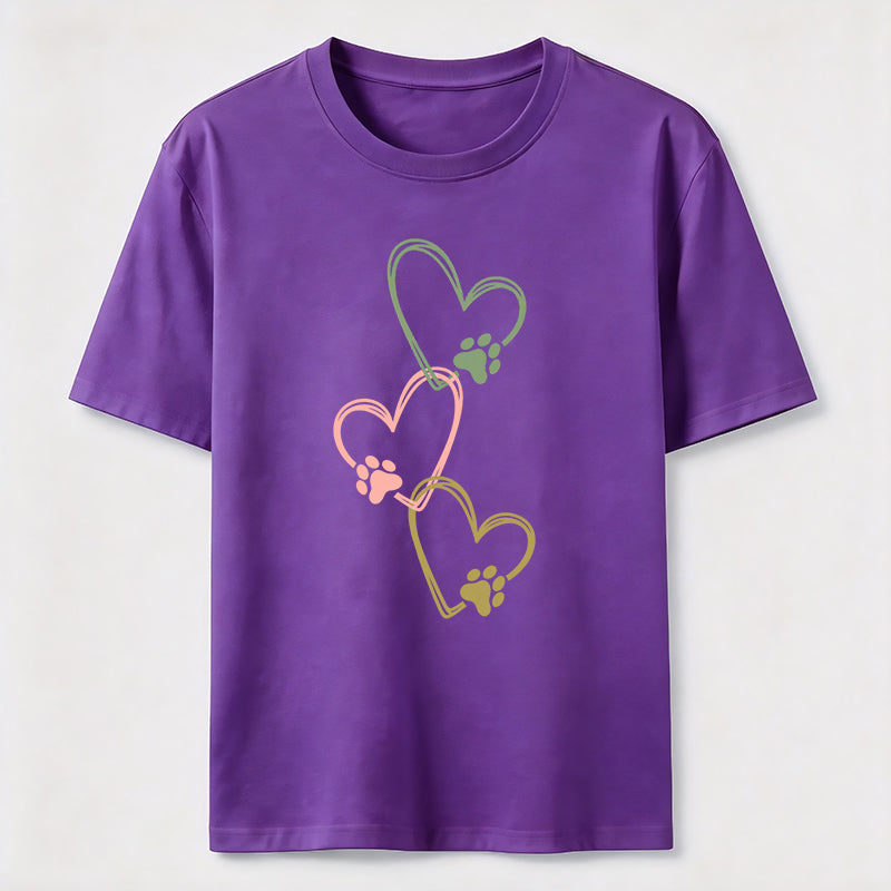 PetTaxClub Three Hearts Three Paws Classic T-Shirt
