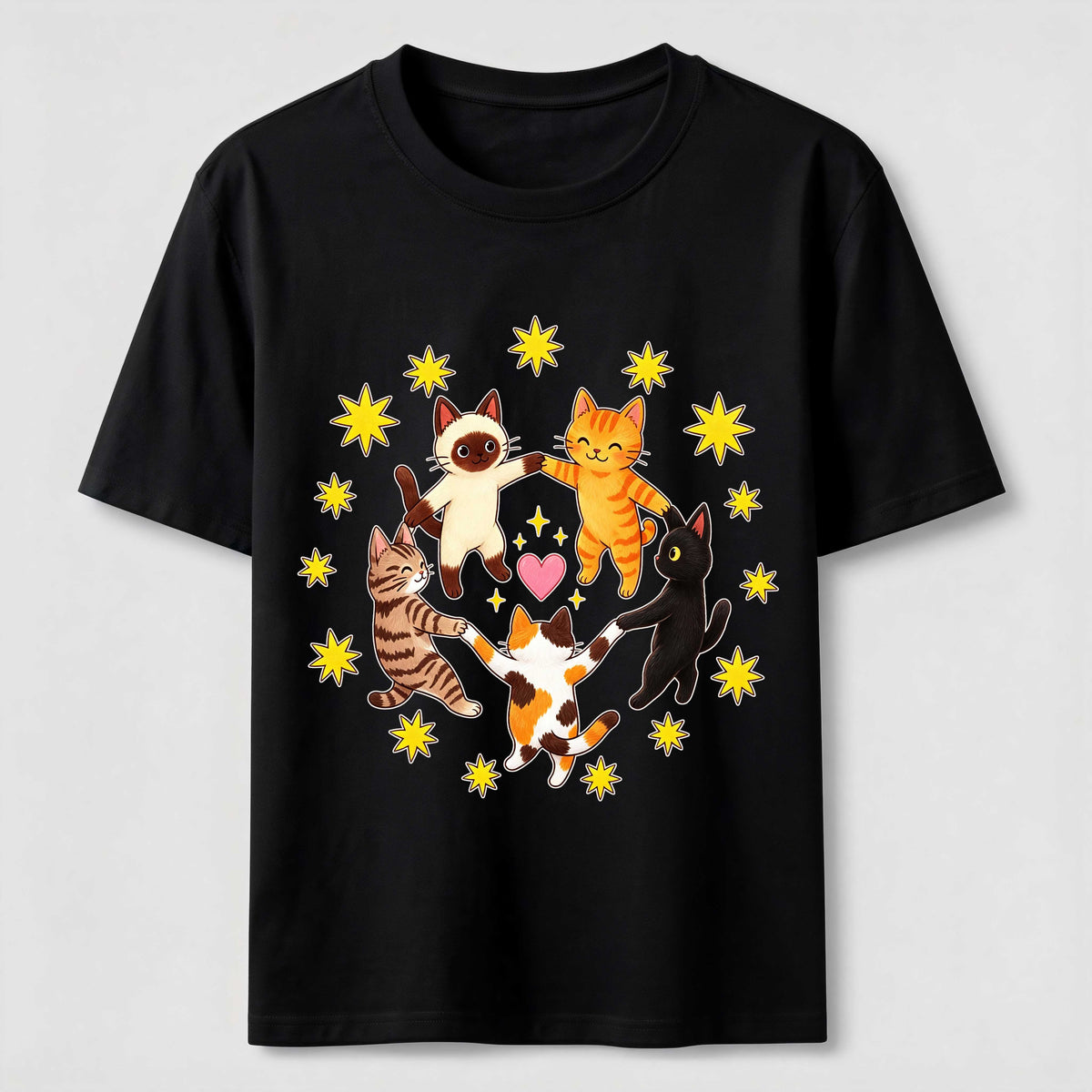 PetTaxClub Cats Holding Paws Classic T-Shirt