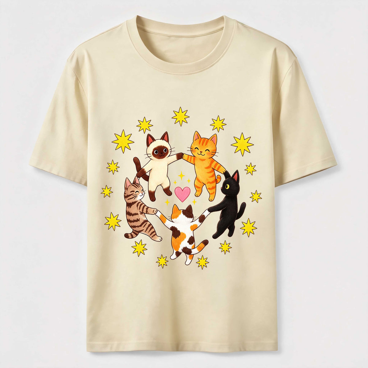 PetTaxClub Cats Holding Paws Classic T-Shirt