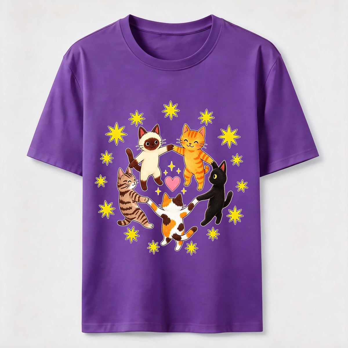 PetTaxClub Cats Holding Paws Classic T-Shirt