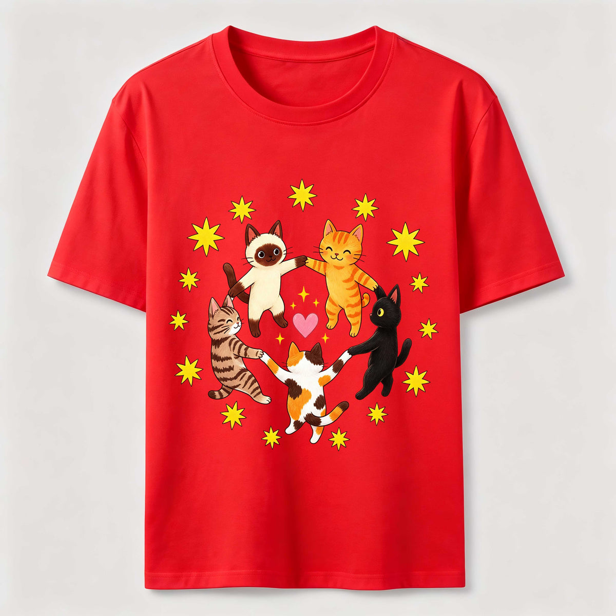 PetTaxClub Cats Holding Paws Classic T-Shirt