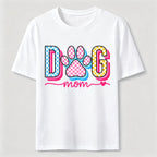 PetTaxClub Checkered Dog Mom Paw Classic T-Shirt