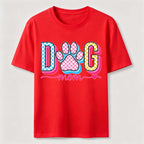 PetTaxClub Checkered Dog Mom Paw Classic T-Shirt