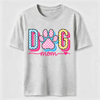 PetTaxClub Checkered Dog Mom Paw Classic T-Shirt