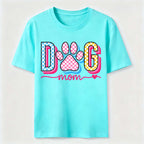 PetTaxClub Checkered Dog Mom Paw Classic T-Shirt