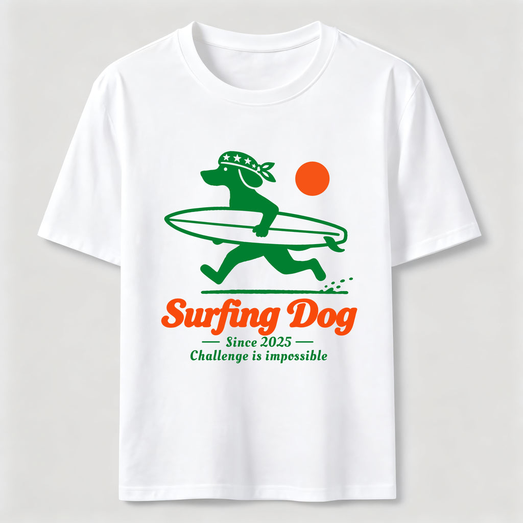 PetTaxClub Retro Surf Dog Classic T-Shirt