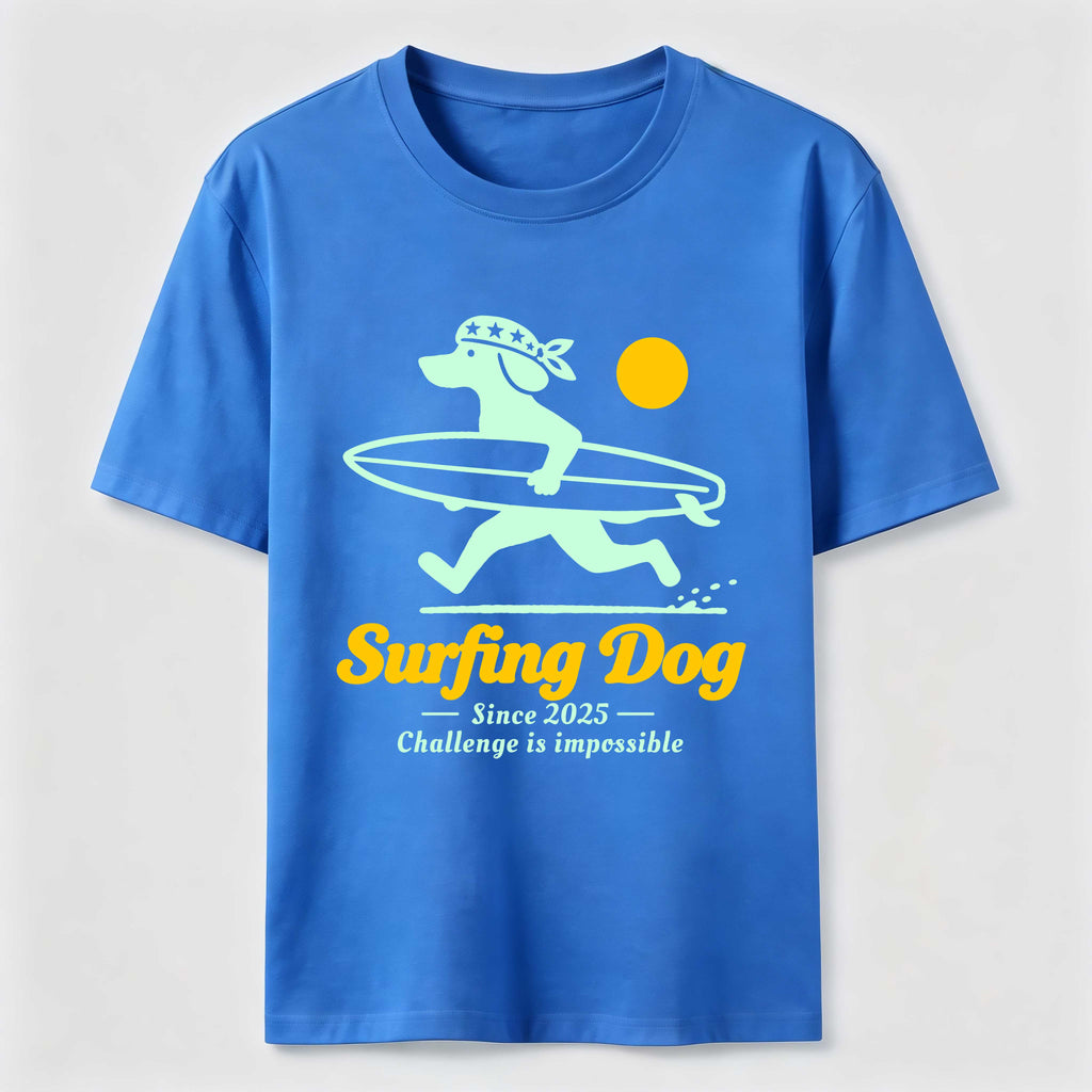 PetTaxClub Retro Surf Dog Classic T-Shirt