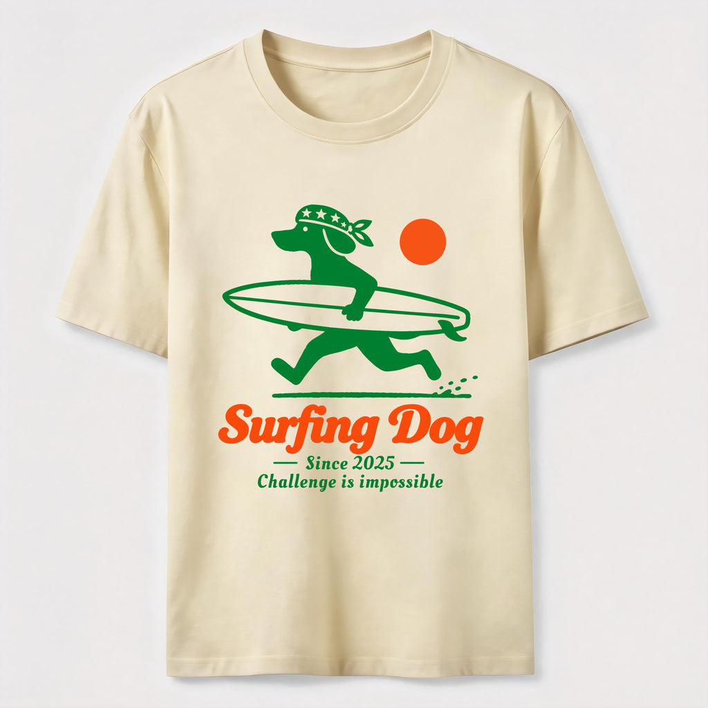 PetTaxClub Retro Surf Dog Classic T-Shirt