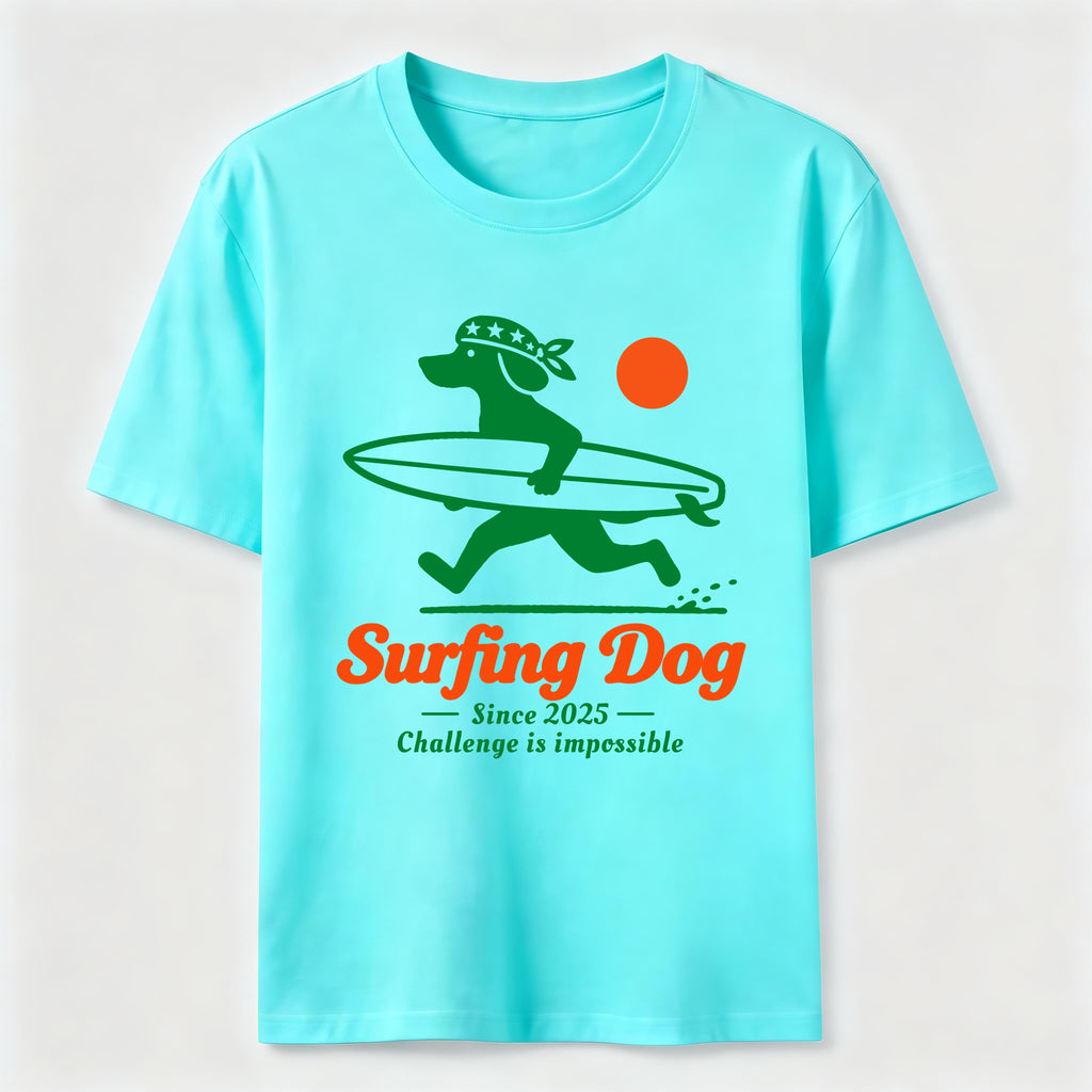 PetTaxClub Retro Surf Dog Classic T-Shirt