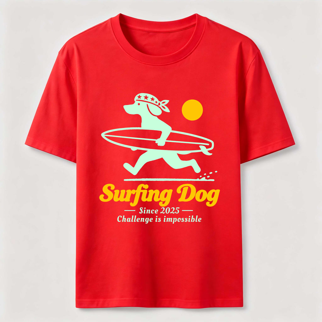PetTaxClub Retro Surf Dog Classic T-Shirt