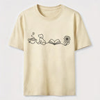 PetTaxClub Coffee Dog Books Flowers Classic T-Shirt