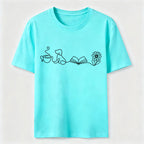 PetTaxClub Coffee Dog Books Flowers Classic T-Shirt
