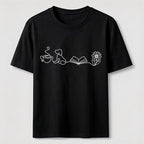 PetTaxClub Coffee Dog Books Flowers Classic T-Shirt