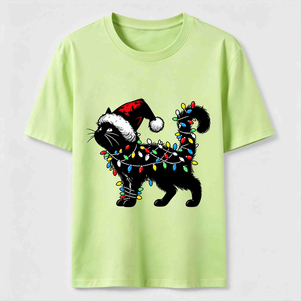 PetTaxClub Christmas Lights Cat Classic T-Shirt