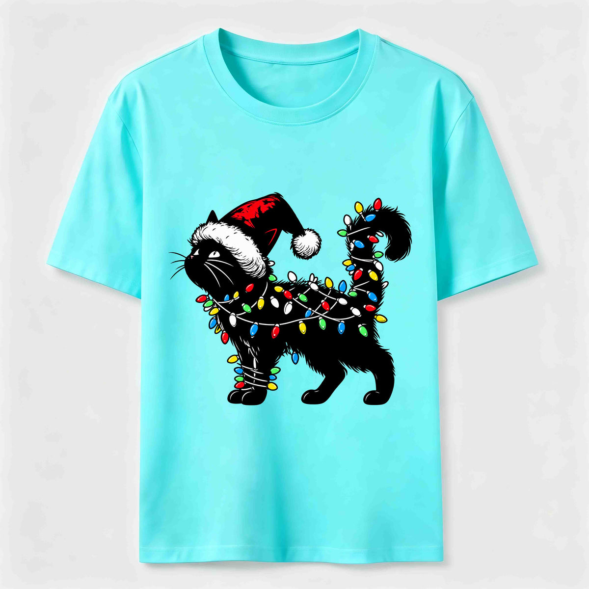 PetTaxClub Christmas Lights Cat Classic T-Shirt