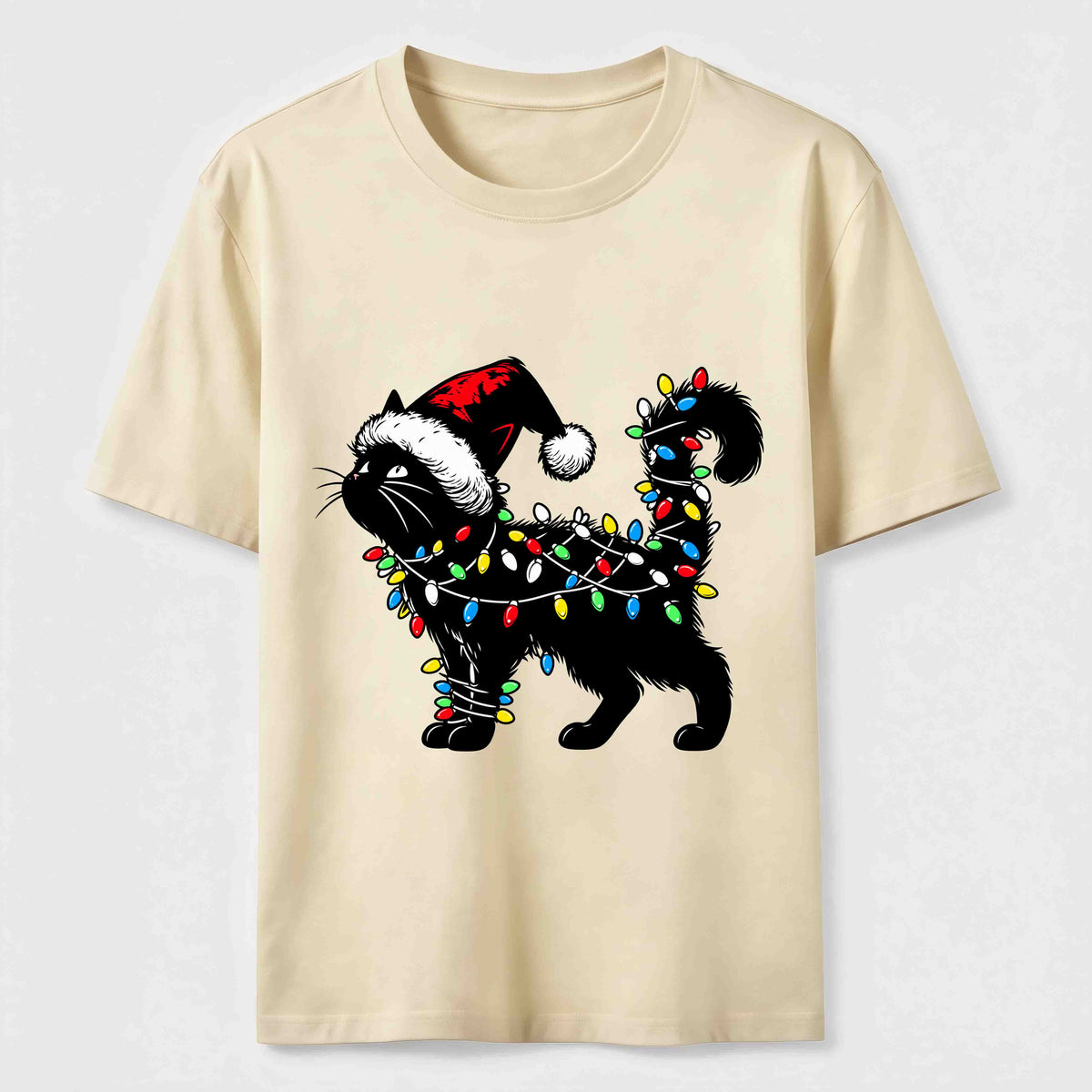 PetTaxClub Christmas Lights Cat Classic T-Shirt