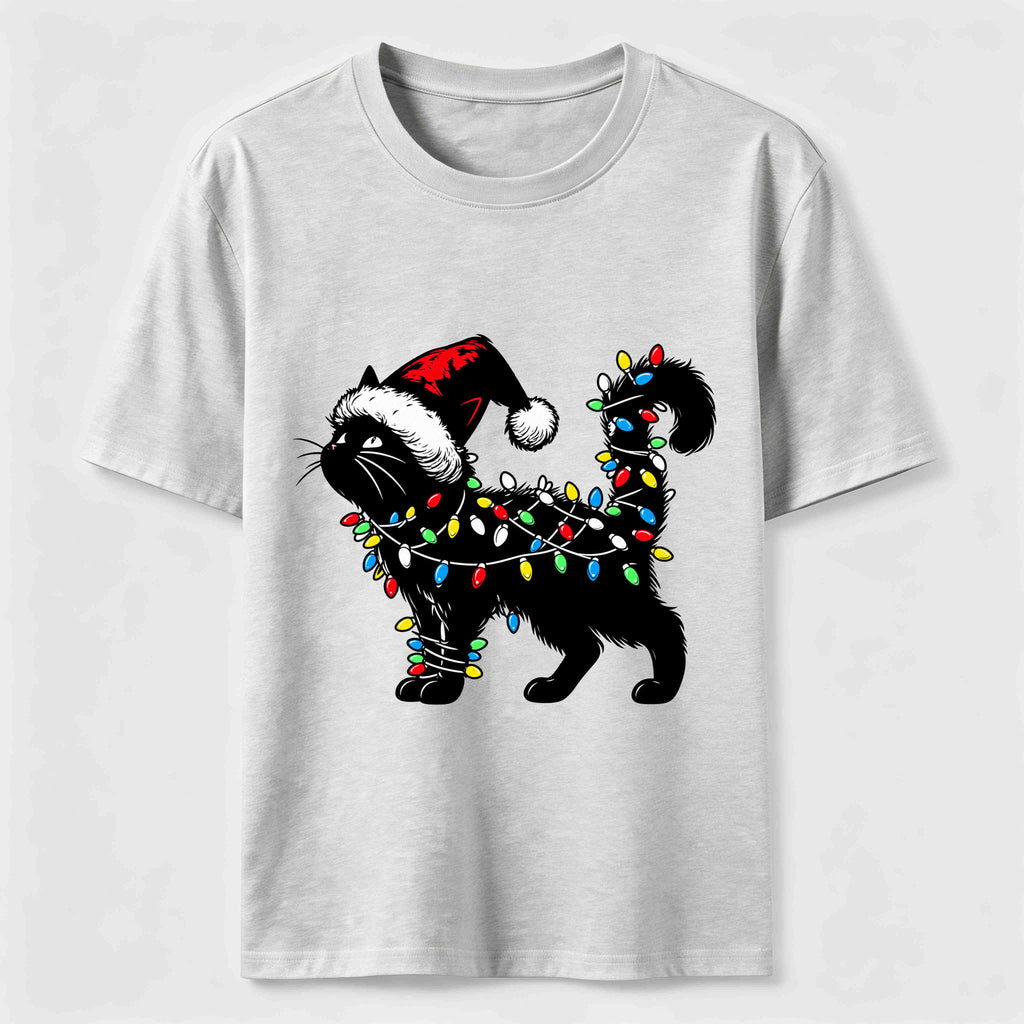 PetTaxClub Christmas Lights Cat Classic T-Shirt