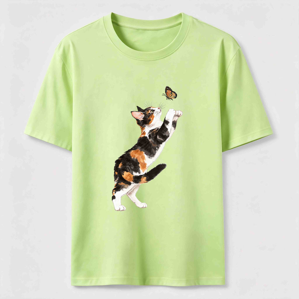 PetTaxClub Butterfly Chase Cats Classic T-Shirt