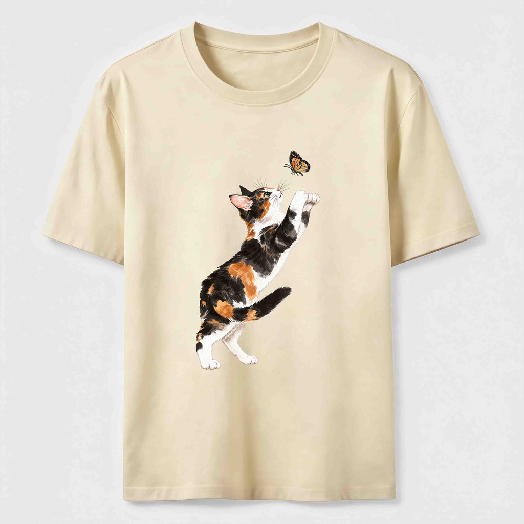 PetTaxClub Butterfly Chase Cats Classic T-Shirt