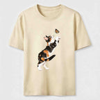 PetTaxClub Butterfly Chase Cats Classic T-Shirt