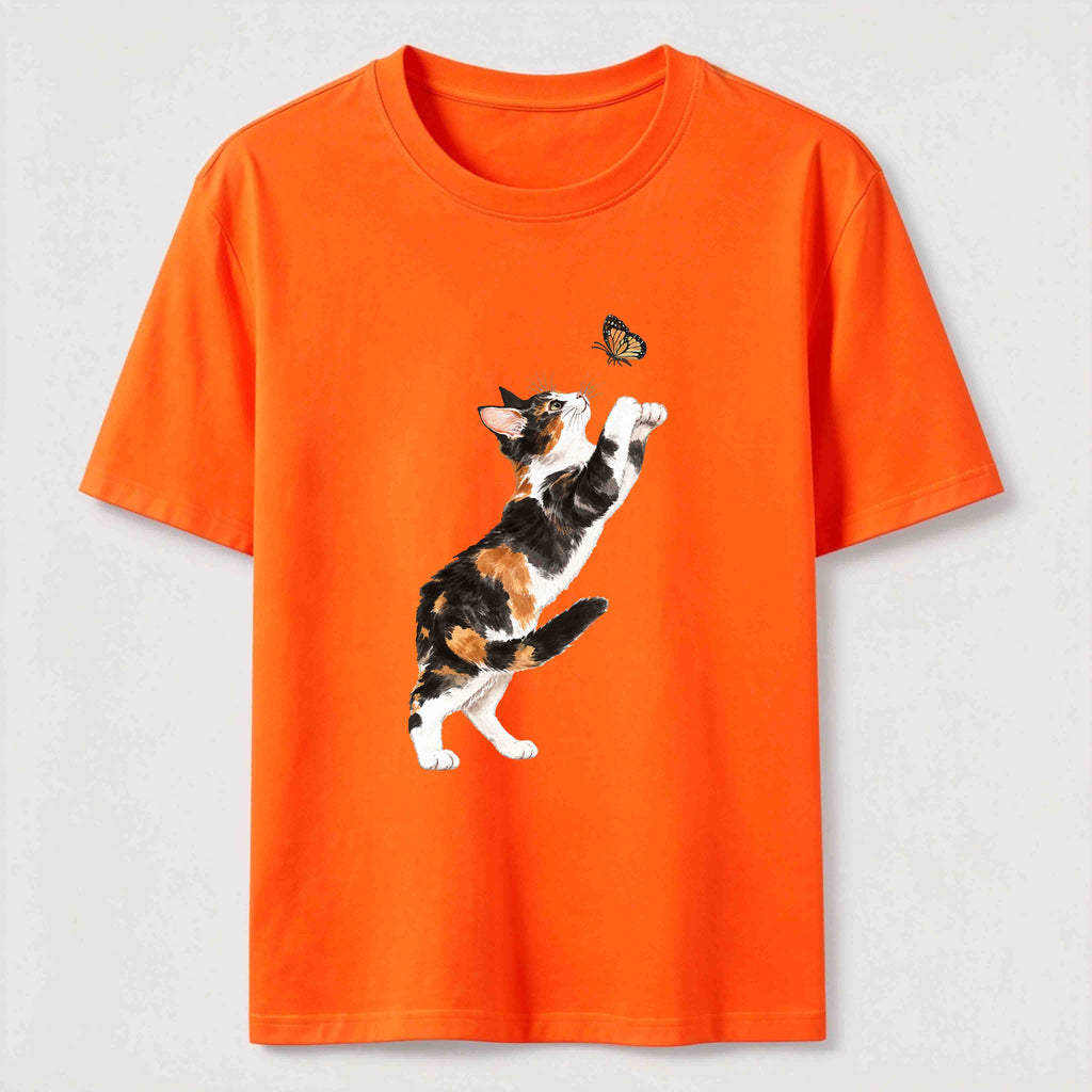 PetTaxClub Butterfly Chase Cats Classic T-Shirt
