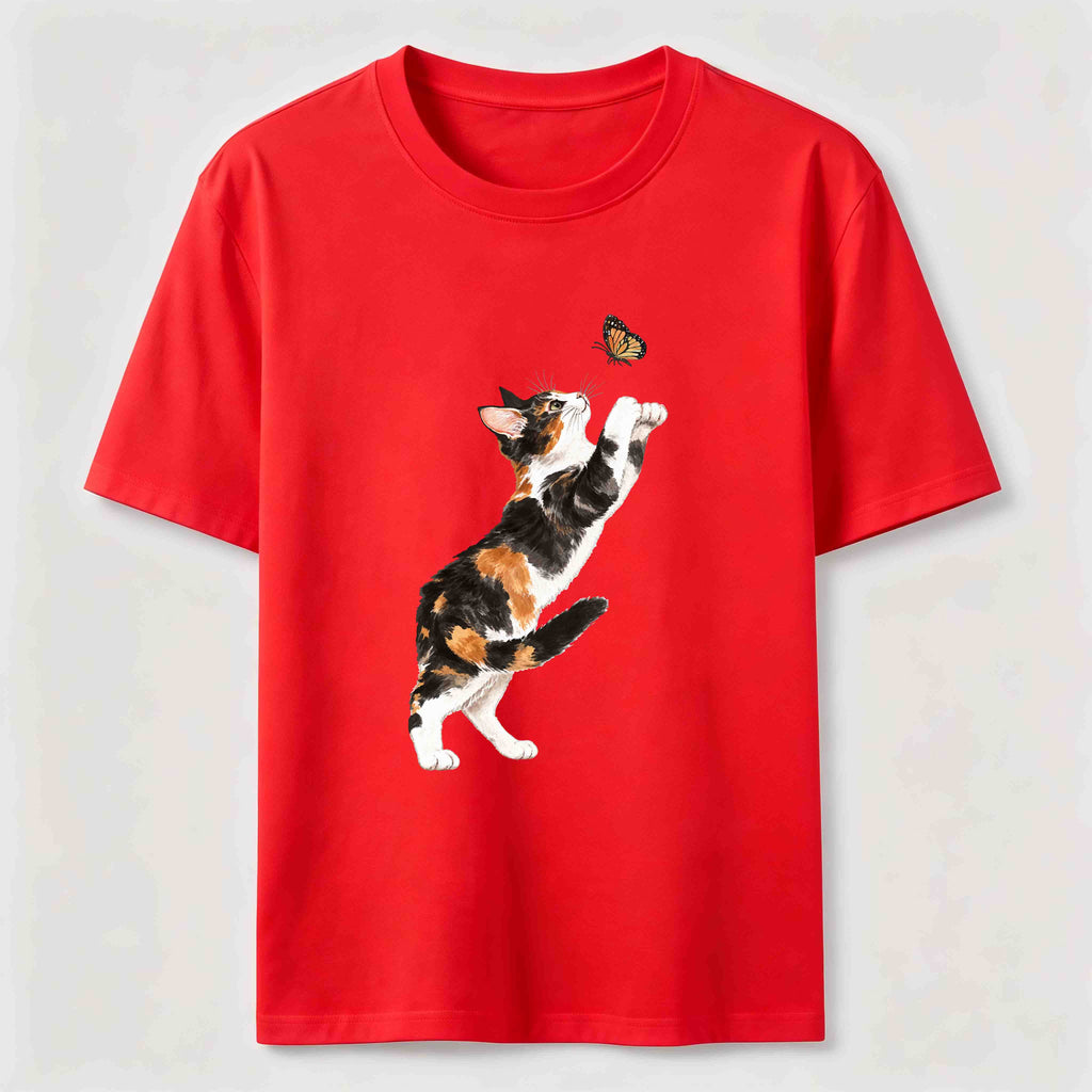 PetTaxClub Butterfly Chase Cats Classic T-Shirt