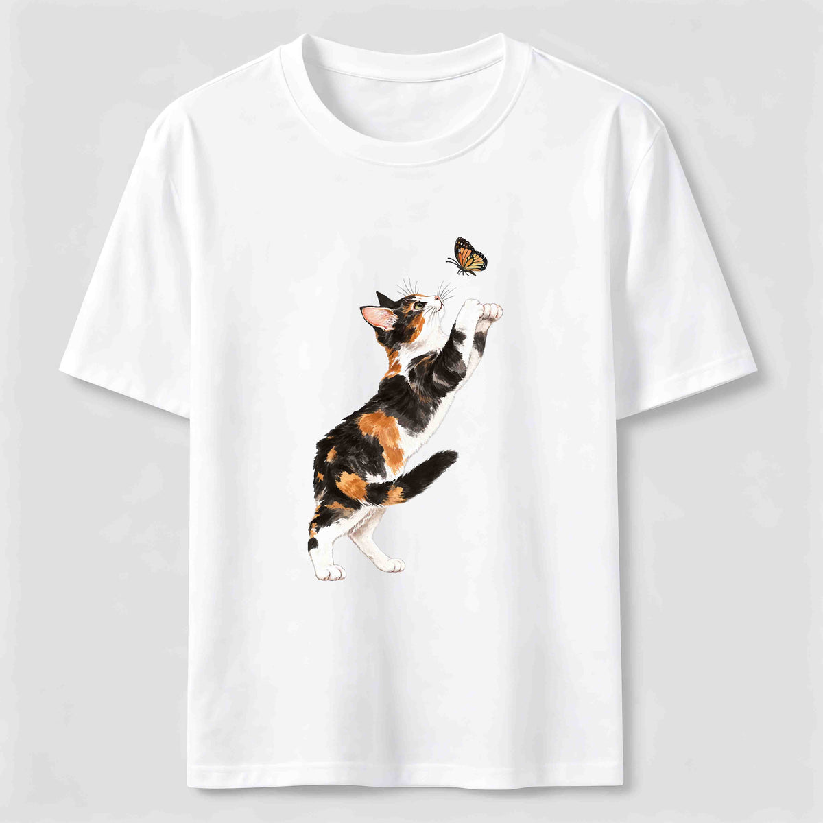 PetTaxClub Butterfly Chase Cats Classic T-Shirt