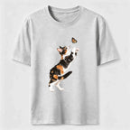 PetTaxClub Butterfly Chase Cats Classic T-Shirt
