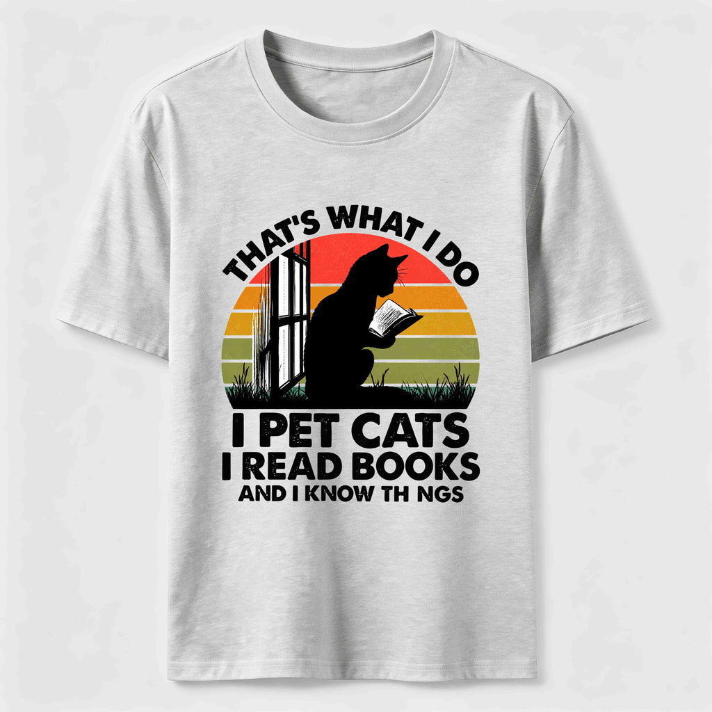 PetTaxClub I Pet Cats I Read Books Classic T-Shirt